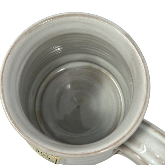 Deneen The Red Horse Inn Mug Landrum South Carolina 16 Oz Beige Handmade 2017 - Picture 4 of 8